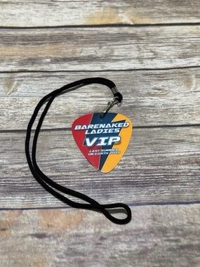 Barenaked Ladies “Last Summer On Earth 2025” Tour VIP Guitar Pick Lanyard